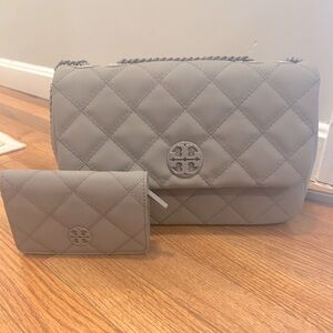 Tory Burch Willa Large Bag and Matching Wallet